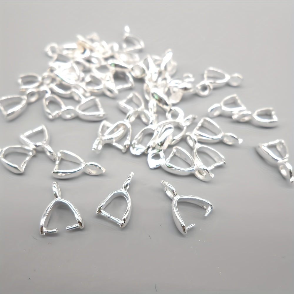 Set of 50/100 Melon Seed Design Buckle Charms Jewelry Findings for Beading and Accessories