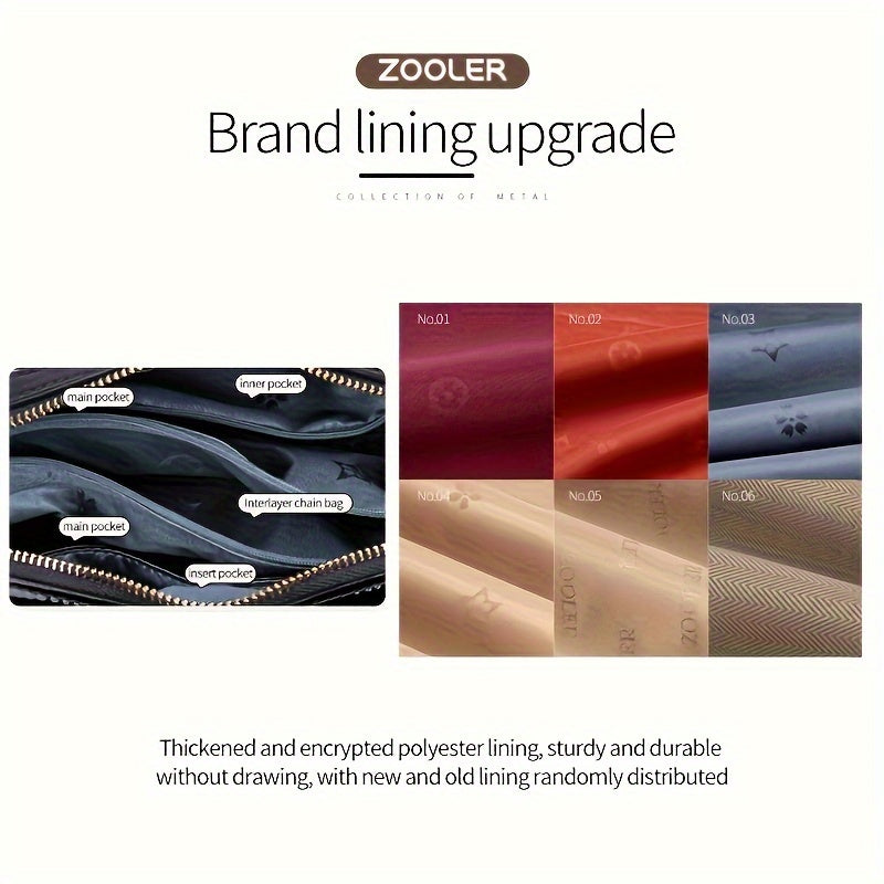 Leather Crocodile Pattern Messenger Bag for Women with Adjustable Strap and Zipper Closure