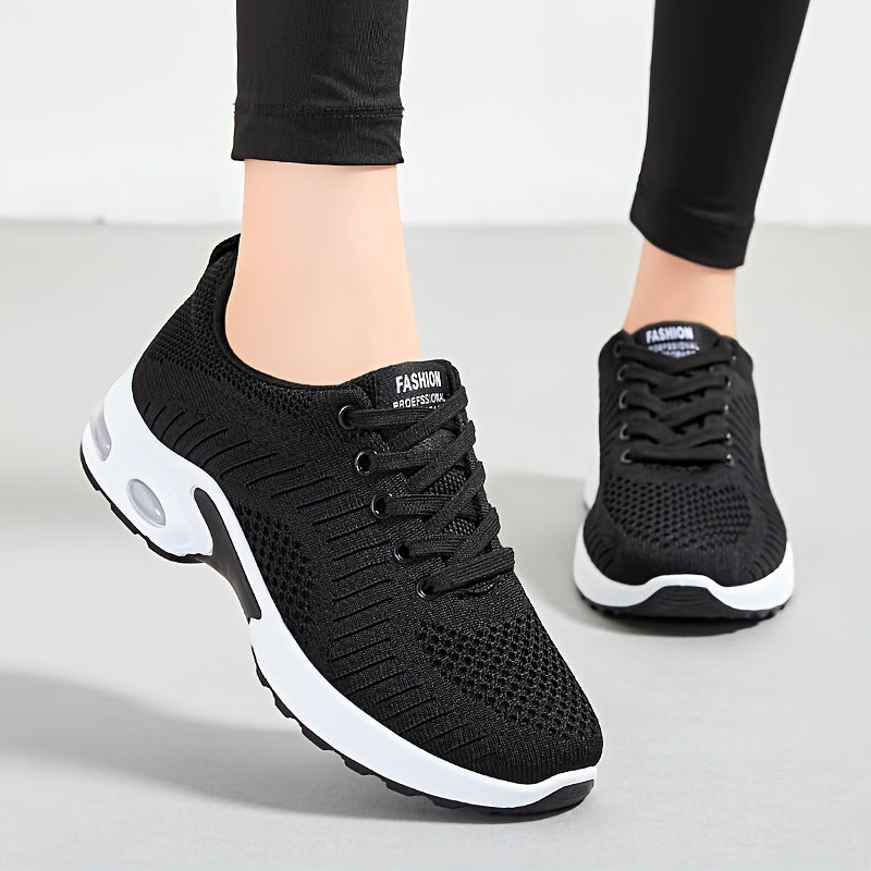 Women's Breathable Mesh Running Shoes Lightweight Cushioned Sneakers