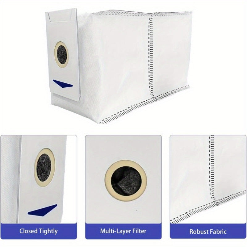 Replacement Dust Bags for Cordless Vacuum Cleaners 12 Pack High-Efficiency Cloth