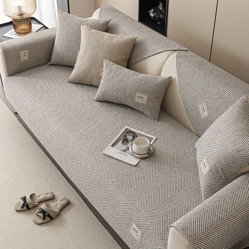 Чехол на диван из полиэстера в стиле бохо-шик для кресел и диванов, противоскользящий, безопасный для домашних животных, моющийся в машине