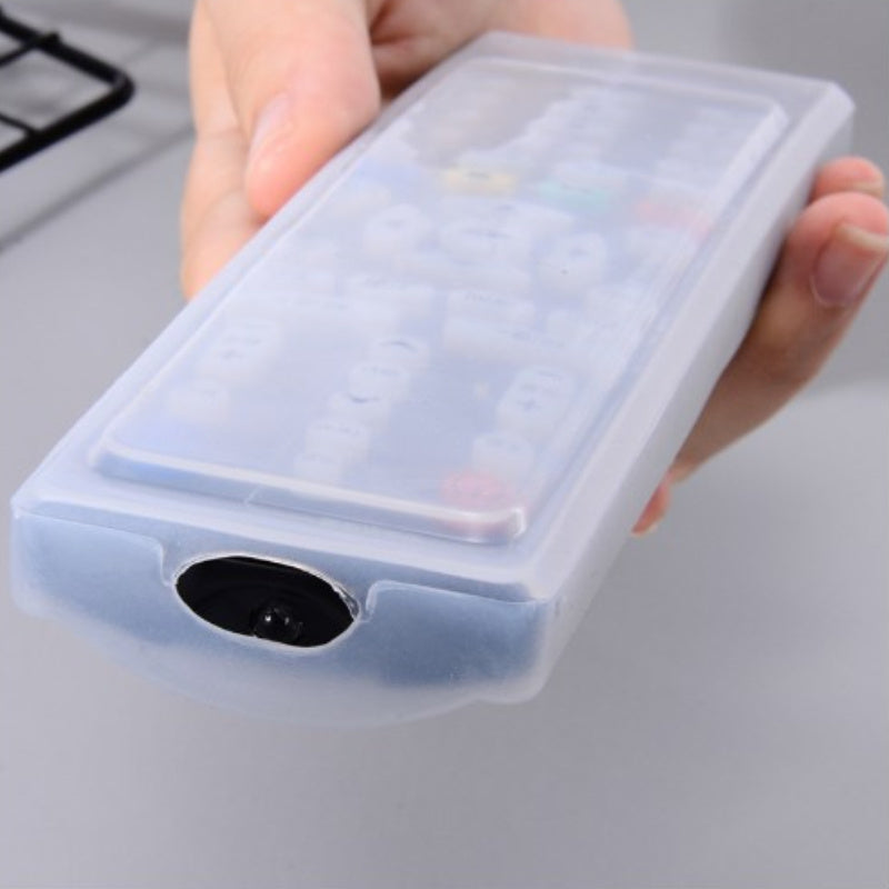 Водонепроницаемый силиконовый чехол для пульта от телевизора с прозрачным дизайном, подходит для большинства пультов для защиты от пыли и влаги.