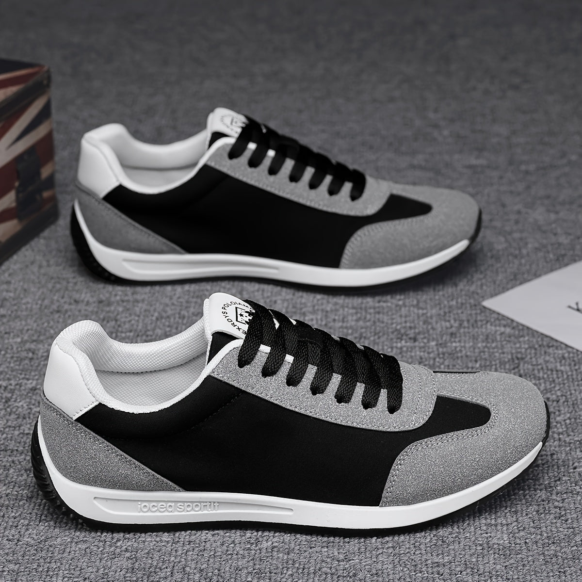 Men's Canvas Casual Shoes Breathable Anti-Odor Anti-Slip Low Top for Daily Outdoor Activities