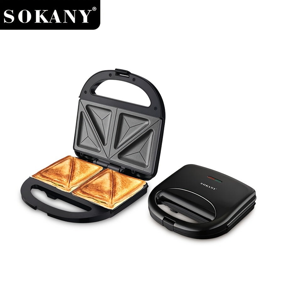 750W Multifunctional Breakfast Maker for Dorms and Offices Non-stick Coating Easy to Clean