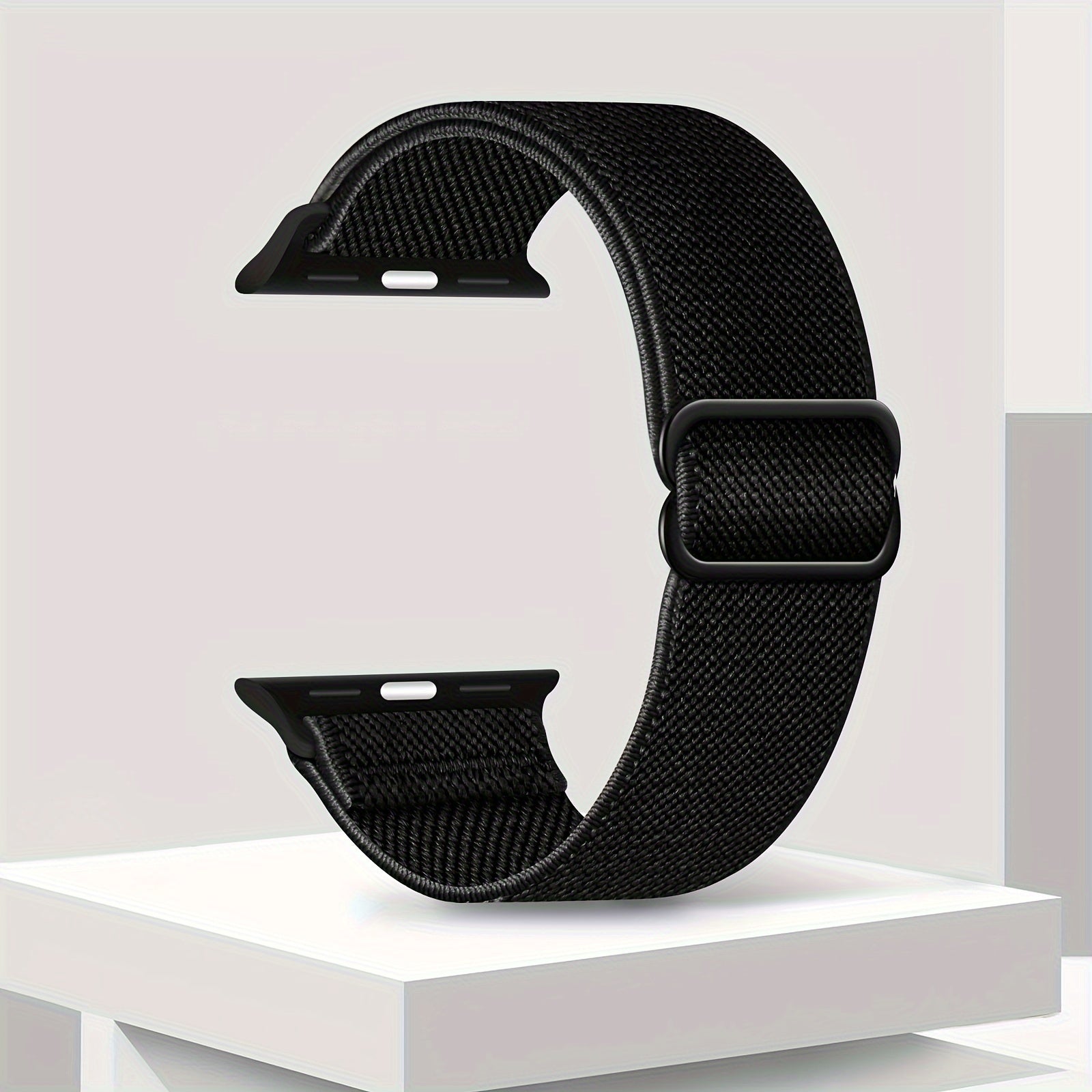 Stretchy Nylon Watch Band for Men Women Compatible with Apple Watch Series 1-8 Ultra SE 38mm 40mm 41mm 42mm 44mm 45mm