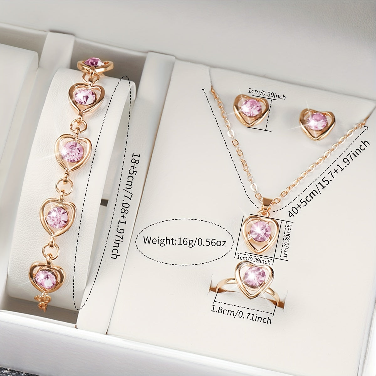 6 ta ayollar uchun kundalik Frosted Quartz soatlari to'plami, analog displey, faux charm bilan taqinchoqlar va mos keladigan bilaguzuklar bilan