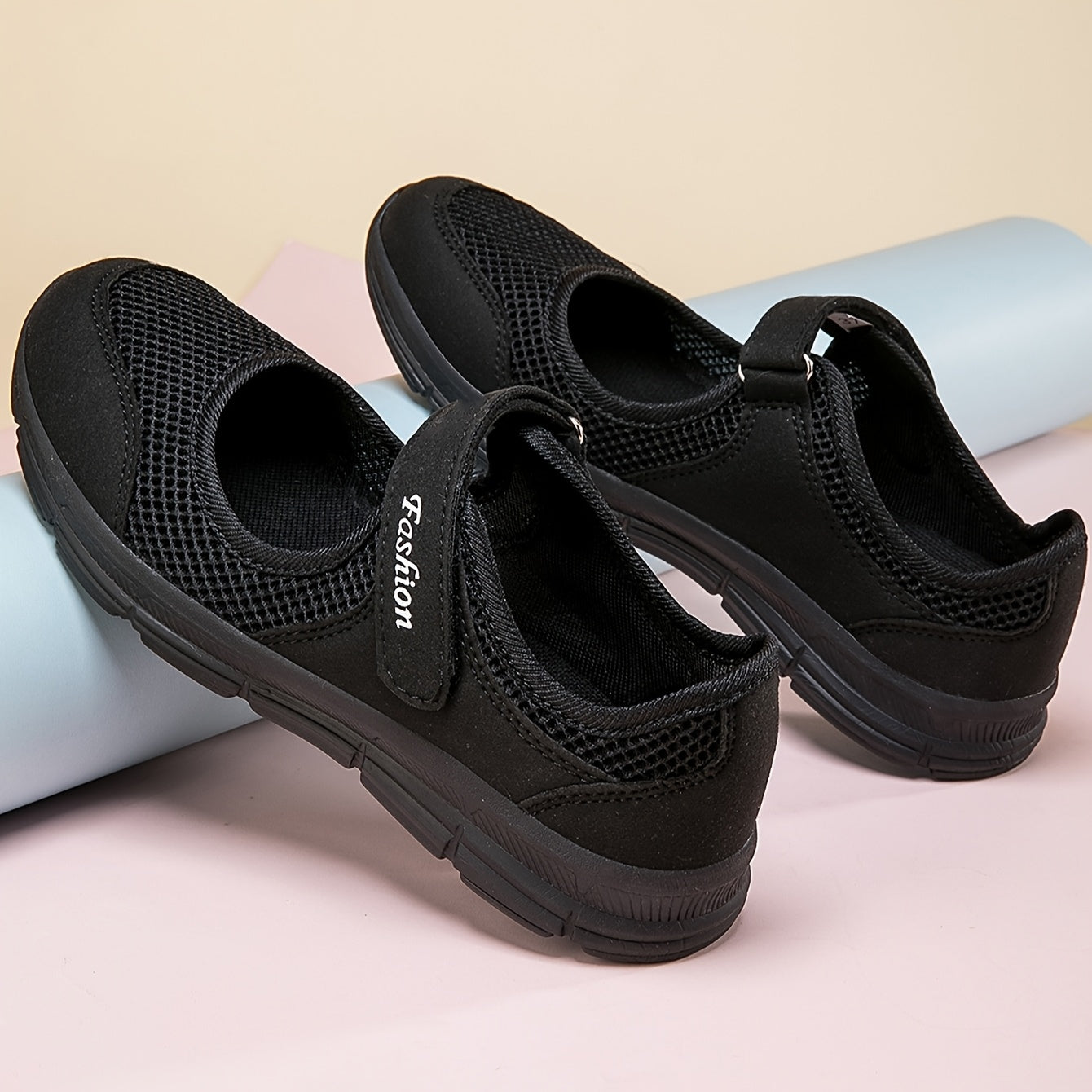 Zapatos planos para mujer de color sólido, zapatos casuales para viajar y bailar