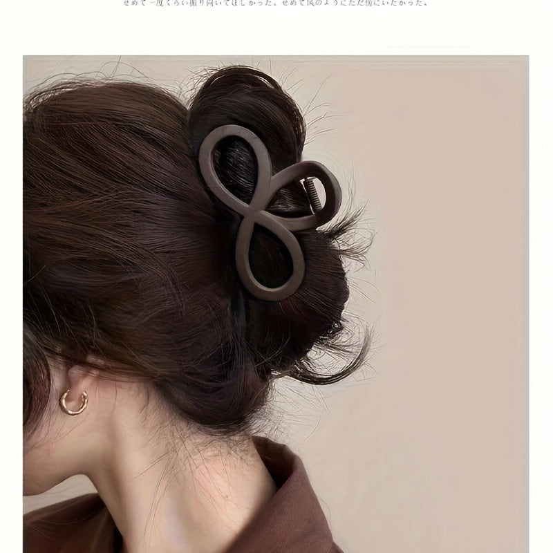 Women's Hair Claw Clip Matte Finish Hollow Updo Hair Accessory Medium