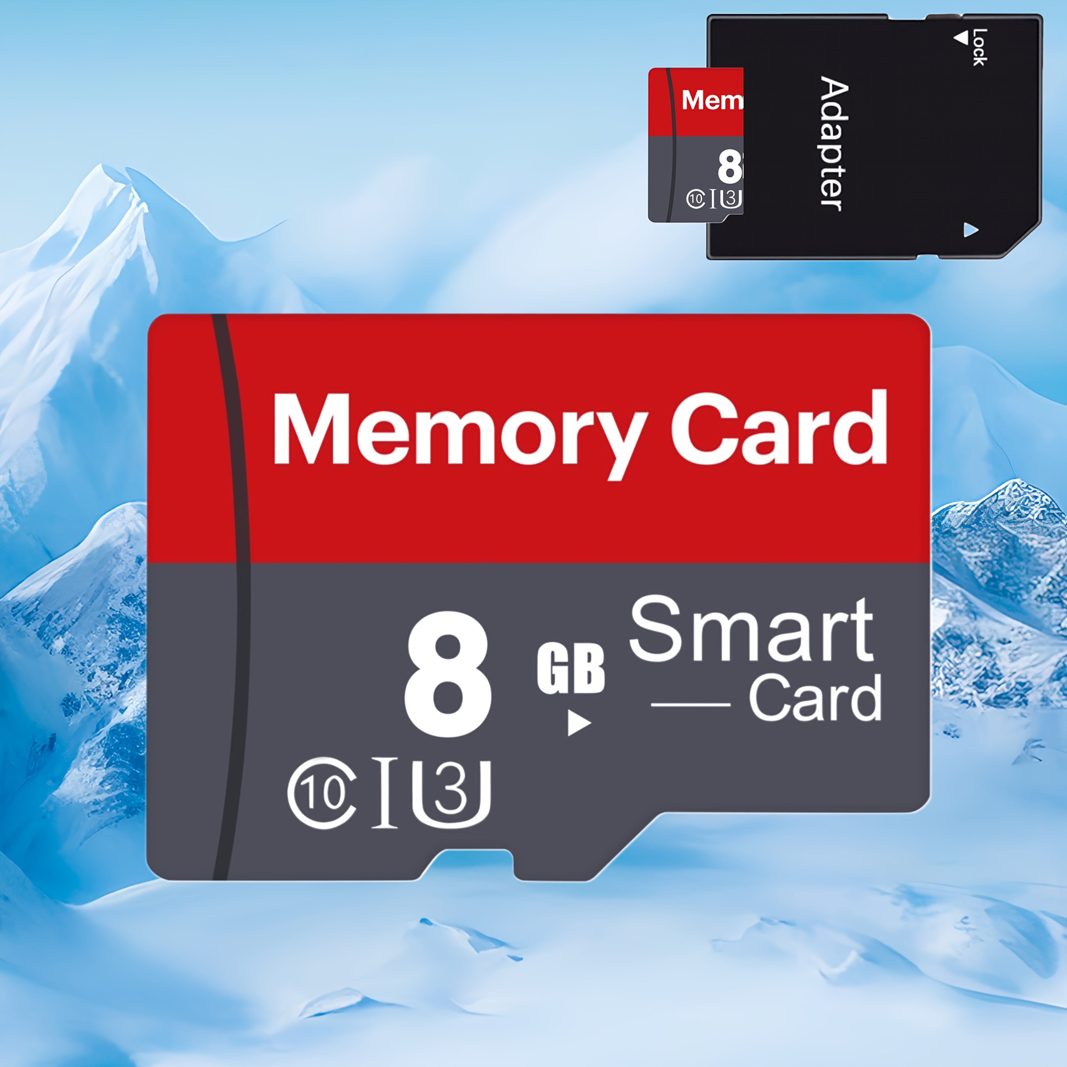 High-Speed UHS-I Class 10 Micro SD Card 8GB to 128GB for 4K UHD Video Surveillance Dash Cams