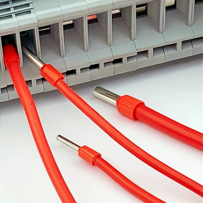 400 шт. D-FLIFE изолированные обжимные клеммы: трубчатые соединители проводов, термоусаживаемые, алюминий с оловянными медными концами для 10-22 AWG, D-FLIFE