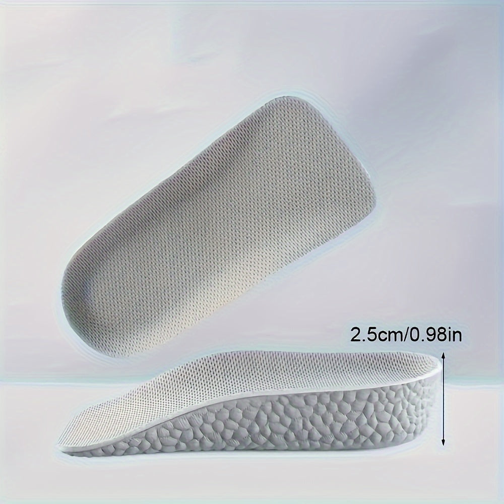 Unisex EVA Height Increasing Insoles Sports Shoe Inserts Double Pack