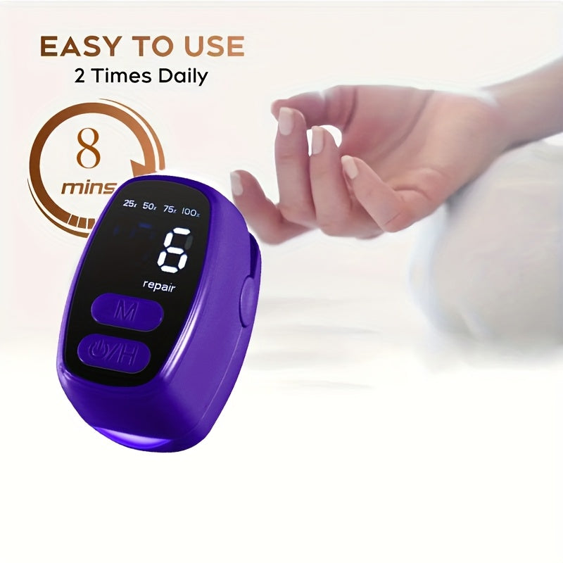 Portativ USB orqali zaryadlanadigan tirnoq parvarishlash qurilmasi, raqamli displey bilan, erkaklar va ayollar uchun mos. Sayohat uchun ideal, litiy polimer batareyasi bilan quvvatlanadi.