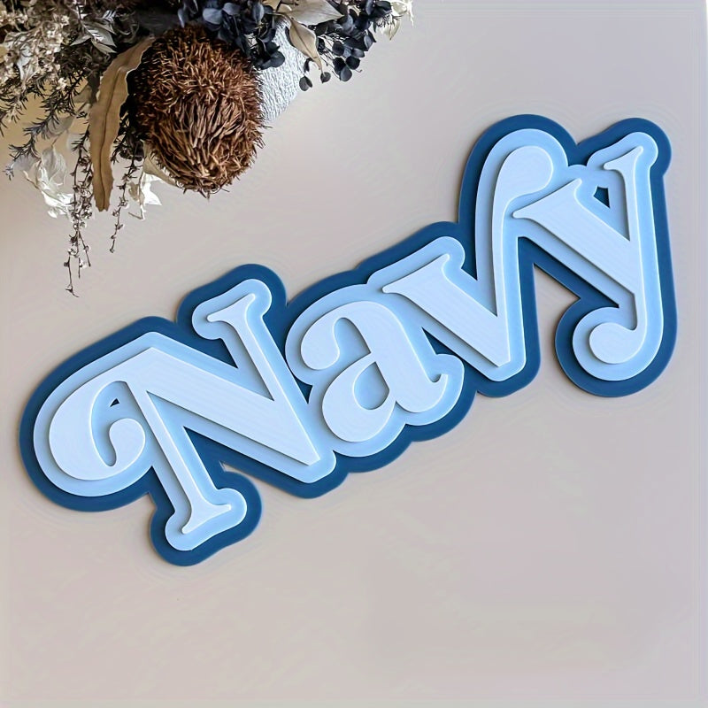 Personalized Acrylic Gift Tag for Kids Bedding and Necessities