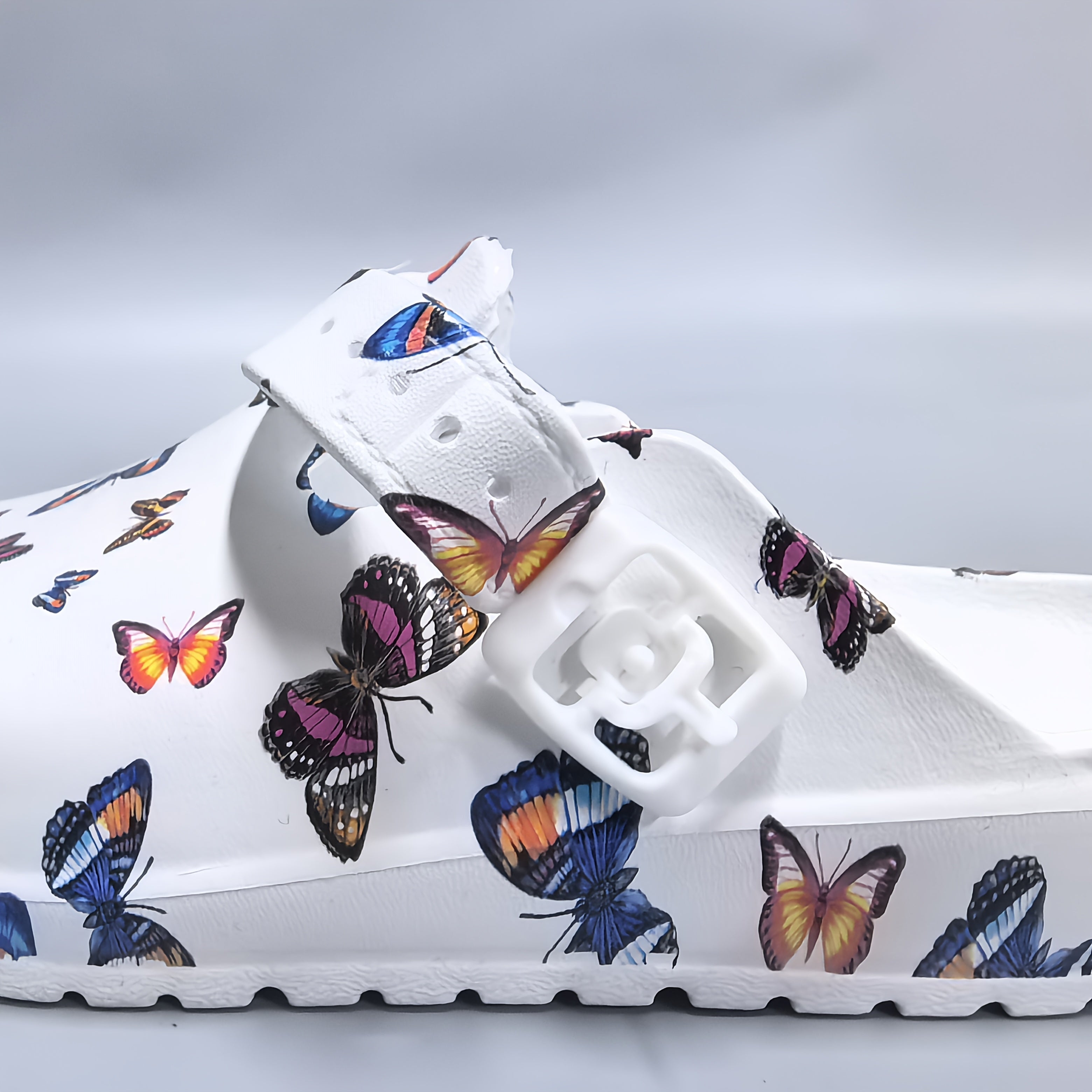 Women Summer Printing Beach Mule Clogs Eva Lightweight Casual Nursing Shoes