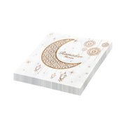 Pack of 20 Disposable Ramadan Table Mats Lanterns Moons 13x33 cm
