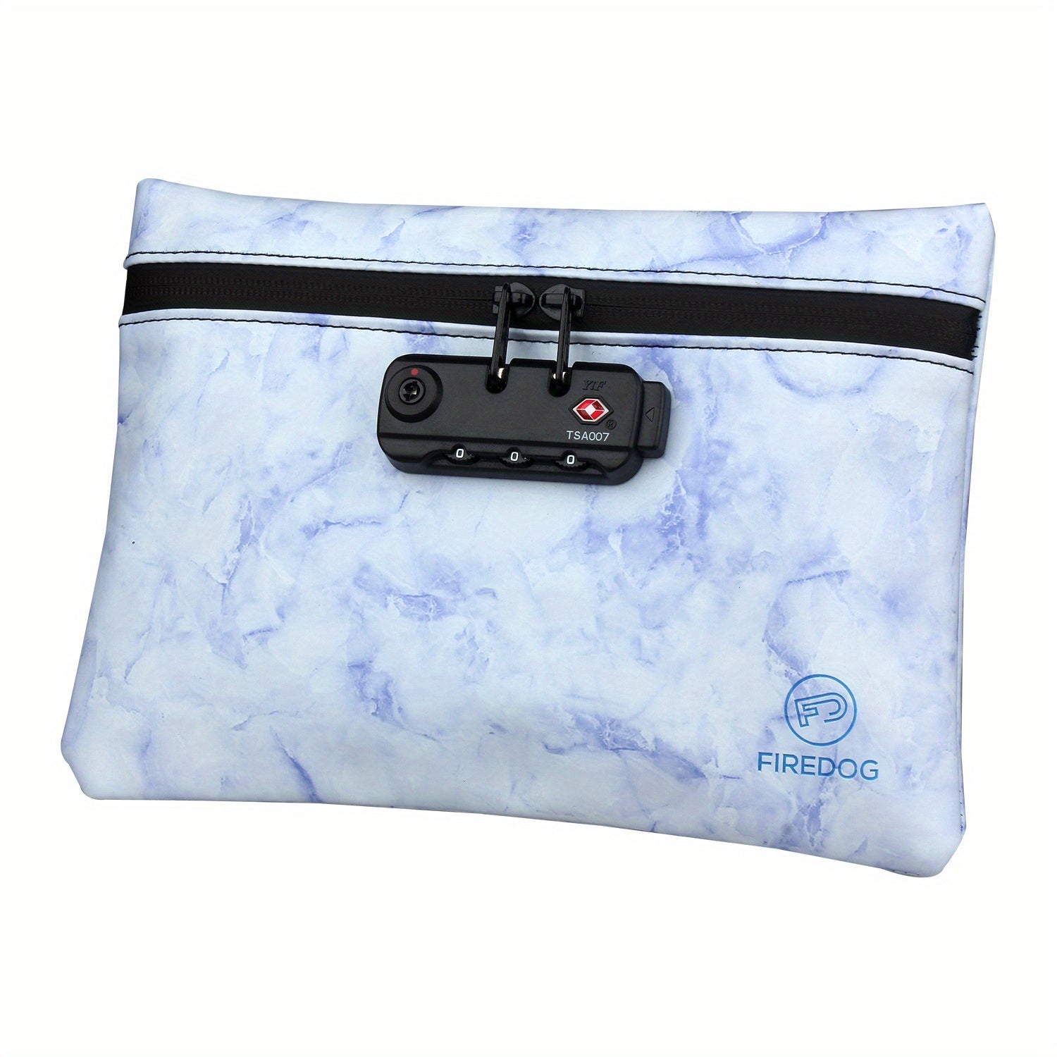 Smell Proof PU Leather Pouch Lockable Carbon Lined Storage Bag for Accessories