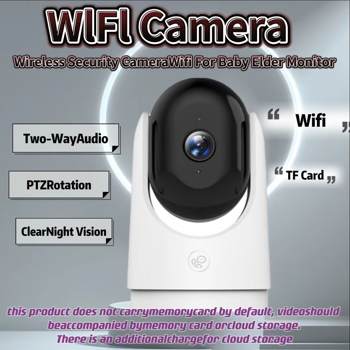 1080P HD Security Camera with Night Vision, Motion Detection, Remote Voice Control
