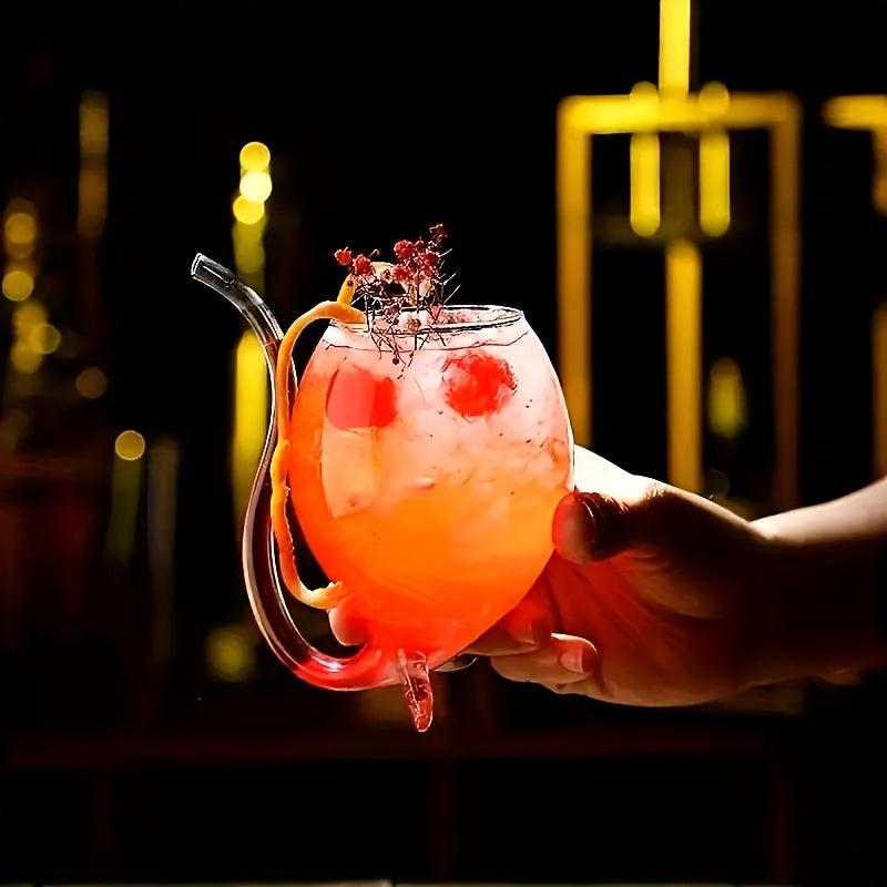 Vampire Wine Glasses with Built-In Straw for Cocktails Juice and Wine Perfect for Parties Camping and Gifts