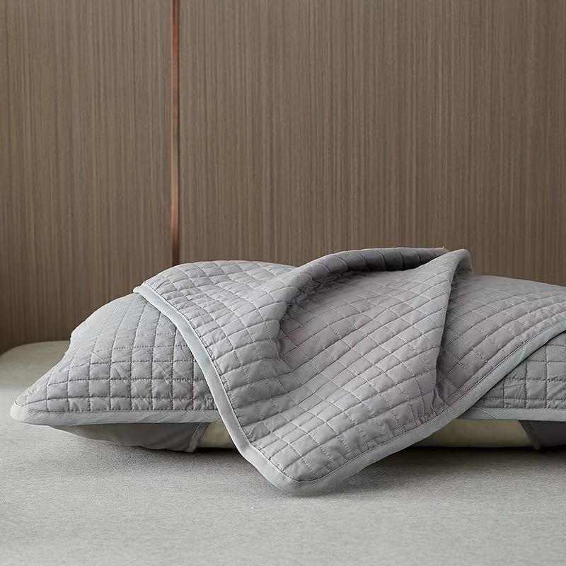 3-Layer Bamboo Fiber Pillowcase Sweat and Oil Resistant Easy to Clean