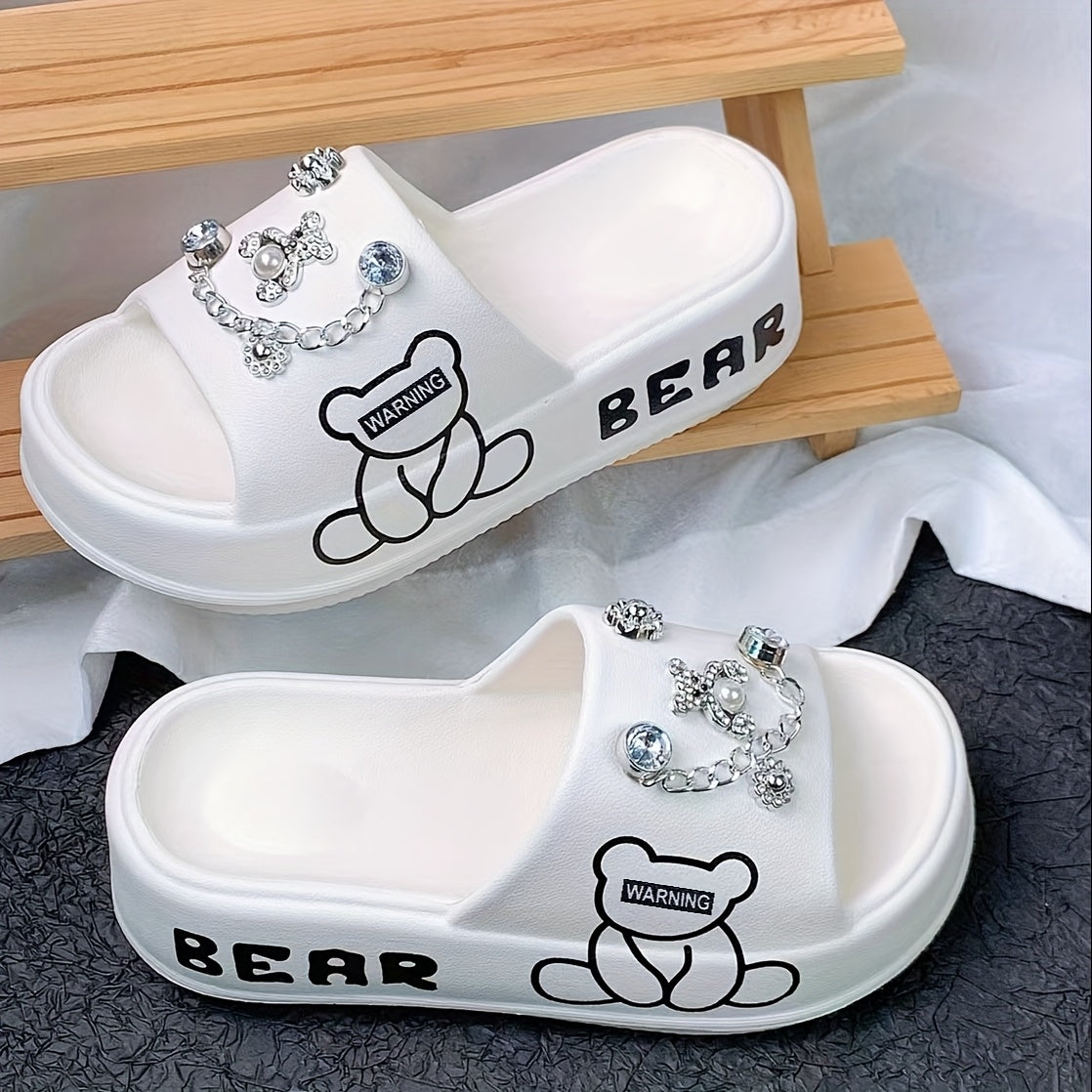 Women's Slip-On Summer Sandals Open Toe Comfortable Slip-On Slides