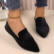 Women's Slip-On Flats with Pointed Toe Lightweight All-Season Flannel