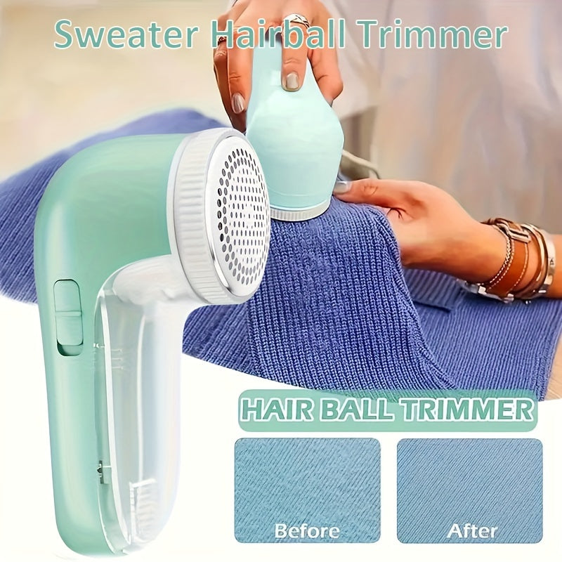 Electric Lint Remover USB Rechargeable with 3 Stainless Steel Blades for Clothes and Fabrics