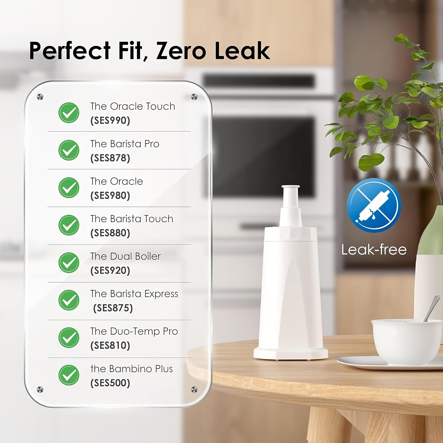 Water Filter Pack for Coffee Machines Compatible with Barista Express Pro