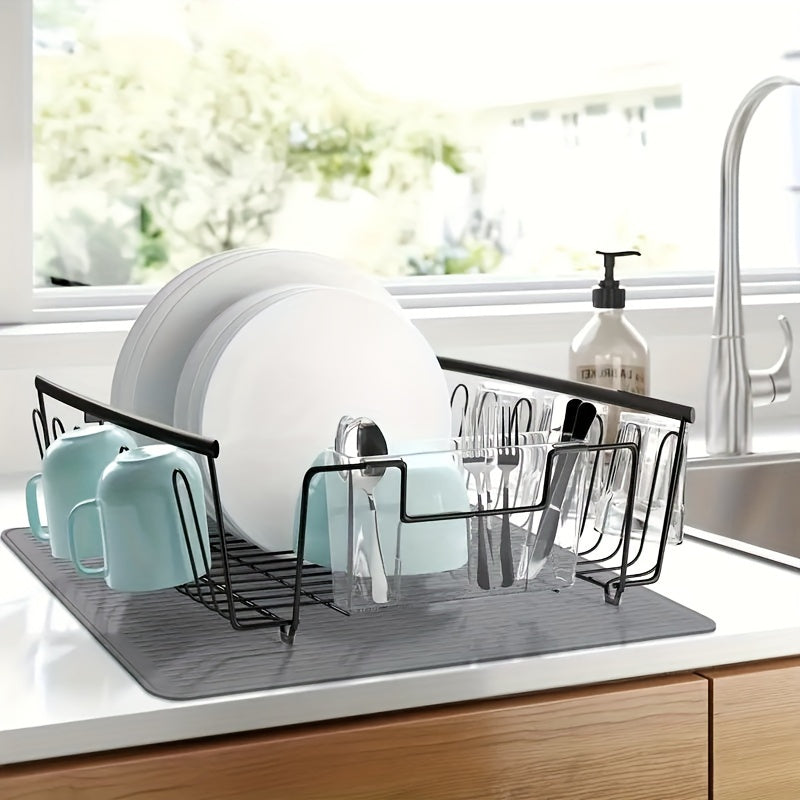 Silicone Stove Top Cover for Ceramic and Glass Cooktops Foldable Kitchen Mat for Drying Dishes and Oven Use