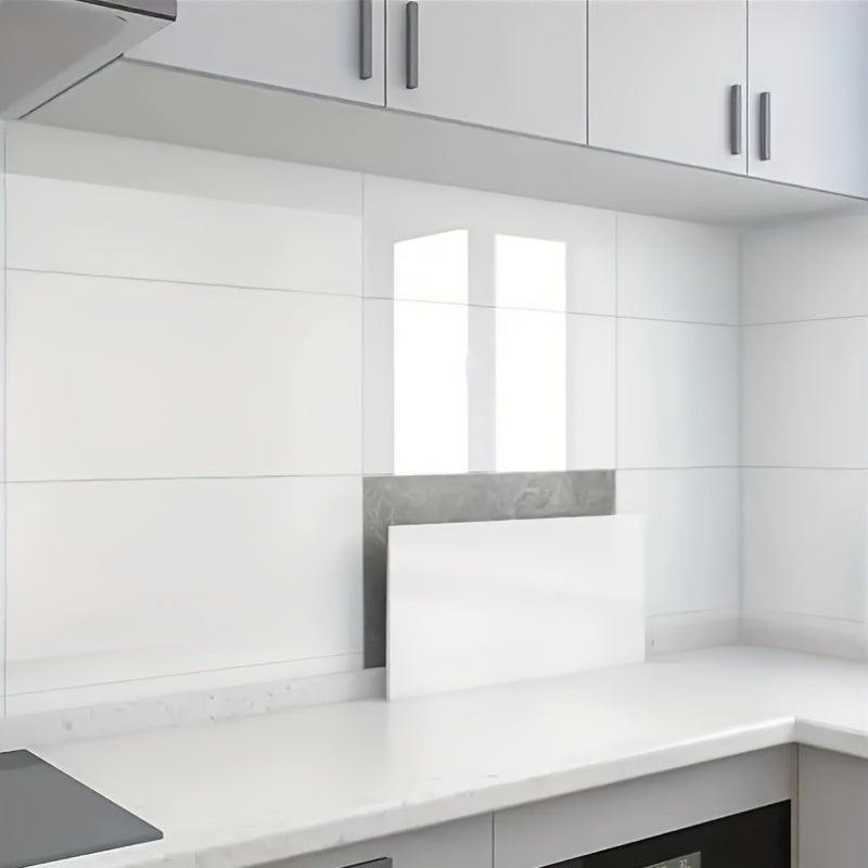 32 Pieces Self-Adhesive Marble Pattern Wall Stickers Waterproof Glossy Faux Ceramic for Home Decor