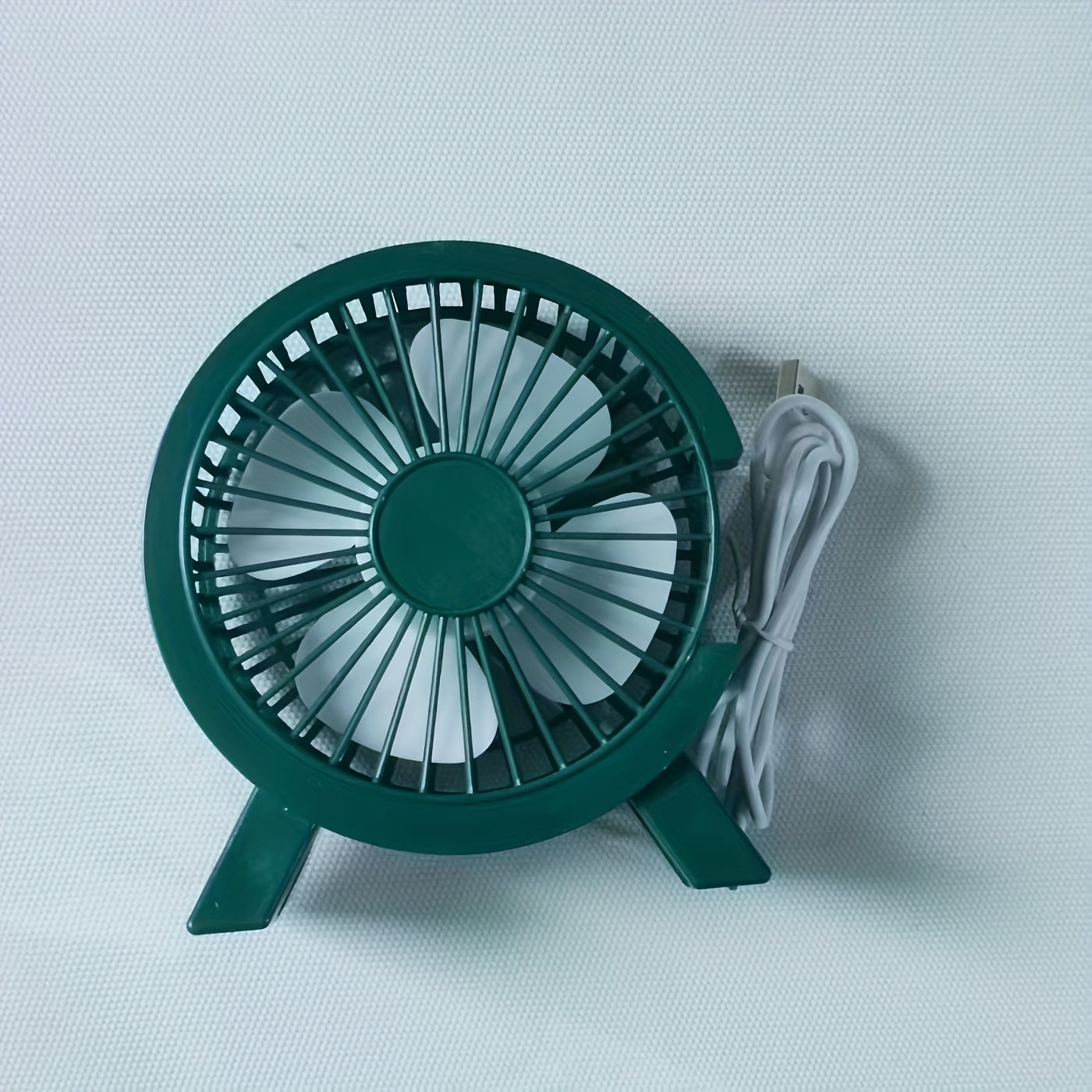USB Desk Fan Quiet Compact Personal Cooling for Home Office Dorm Summer
