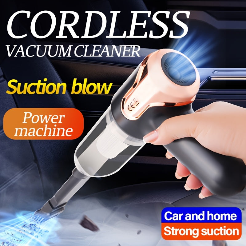 Handheld Wireless High-Power Vacuum Cleaner for Car and Home Cleaning