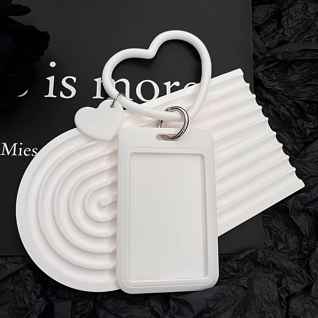 Waterproof Card Holder with Keychain for Credit Cards IDs and Photocards