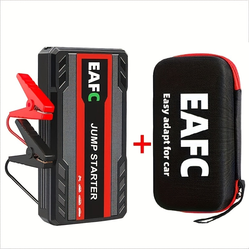 2023 Portable Car Jump Starter with LED Light and USB Power Bank for 12V Gasoline Cars Up to 3.0L