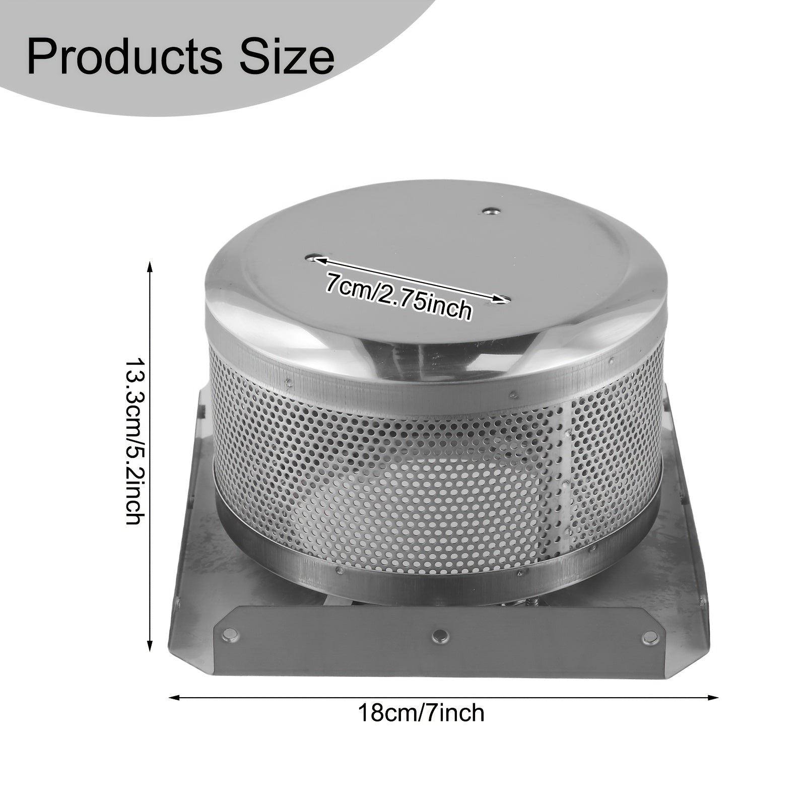 Outdoor Stainless Steel Gas Heater for Patio Garden Backyard