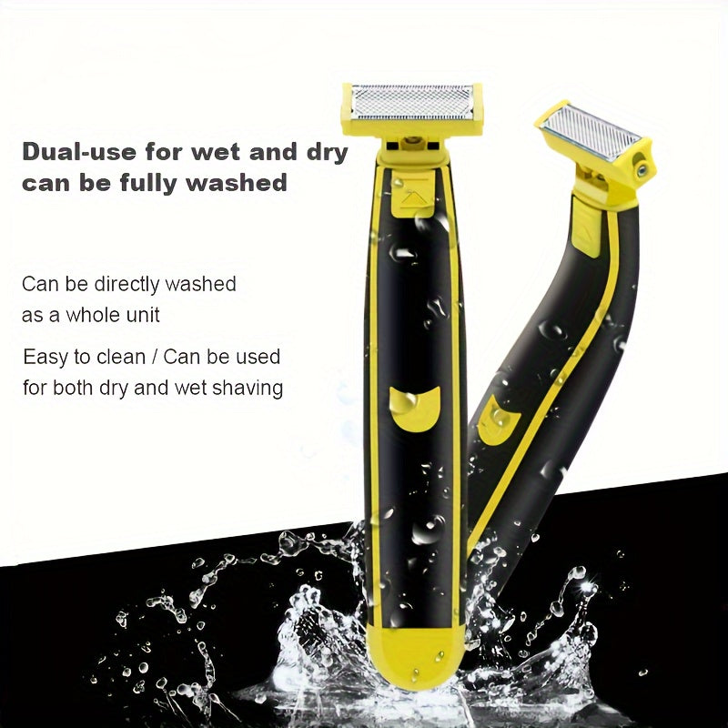 Portable Electric Shaver for Men & Women USB Rechargeable Wet Dry Use 600mAh Battery