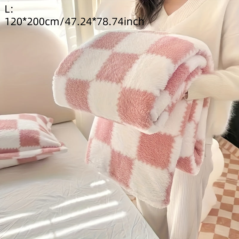 Soft Warm Panda Velvet Throw Blanket for Sofa Travel Office Naps