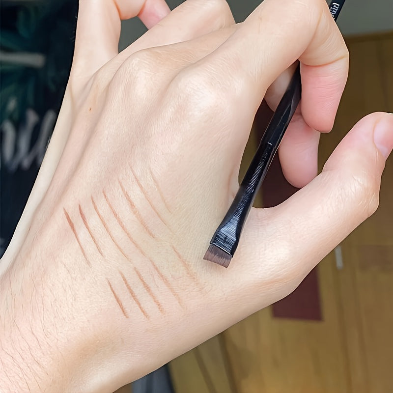 Women's Eyeliner Brush Set Polyester Bristles Flat Sickle Diagonal Corner