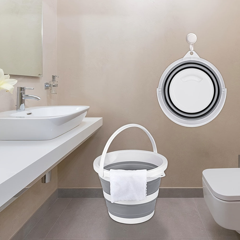 Uy, lager, bog‘dorchilik va plyaj uchun silikondan yasalgan yig‘iladigan kova