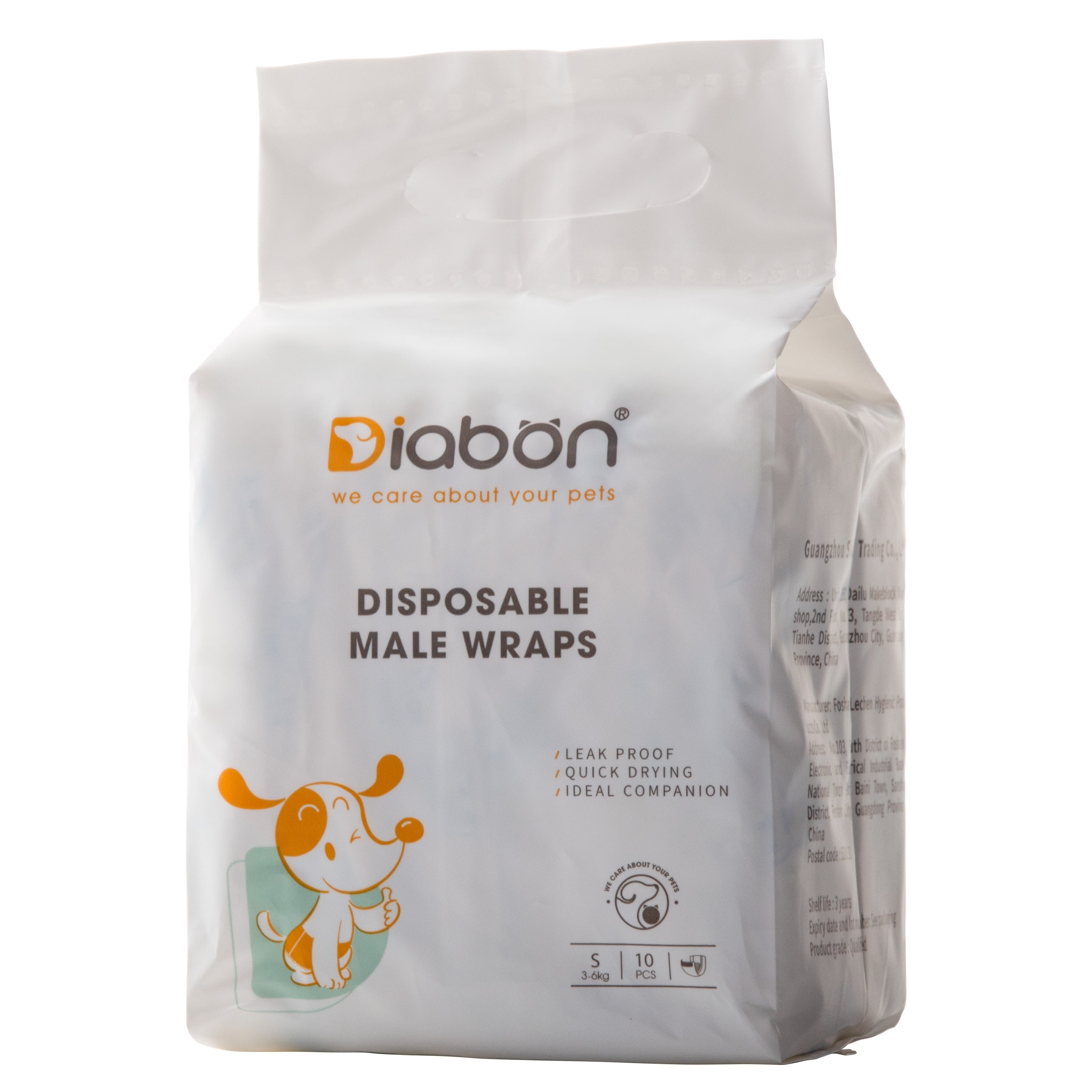 Ultra Absorbent Disposable Dog Diapers for Puppies and Elderly Dogs Leakproof Incontinence and Post-Surgery