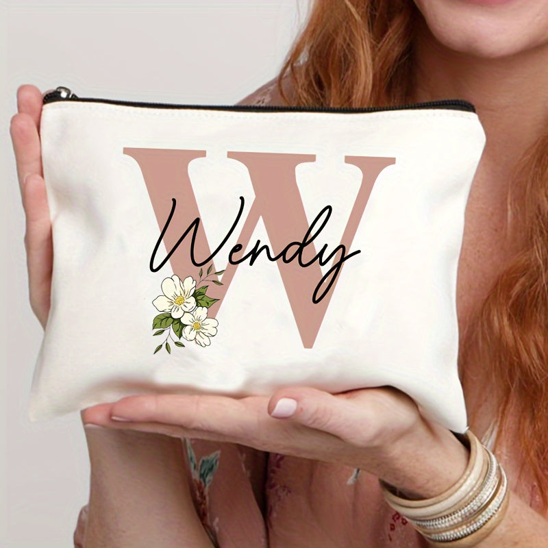 Personalized Makeup Bag Travel Toiletry Organizer Cosmetic Pouch for Women