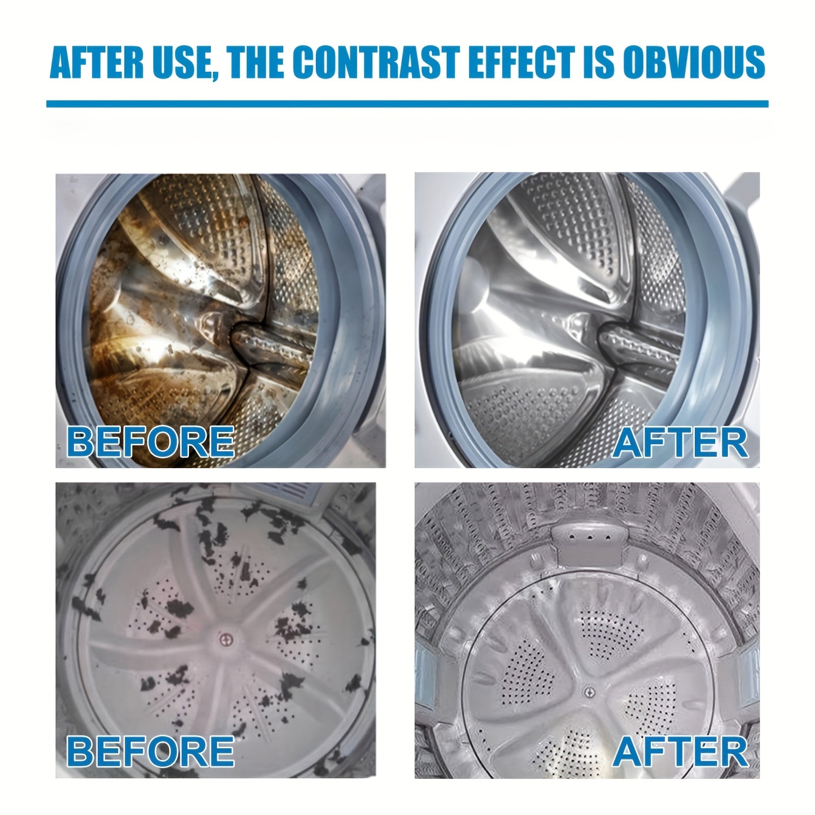 20 Laundry Machine Cleaning Tablets for RVs and Homes Deep Clean Odor Removal