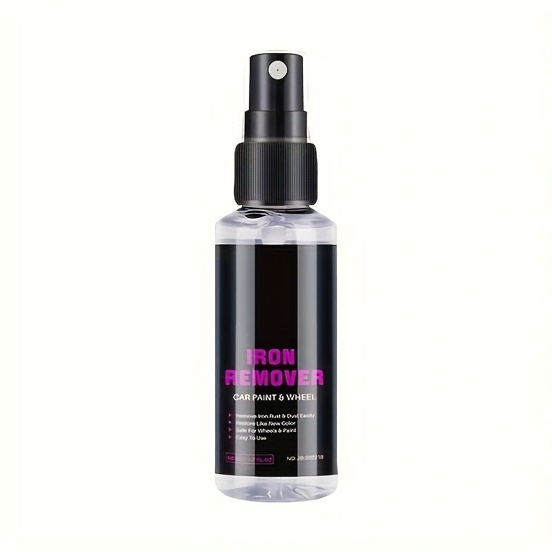 Car Wheel Iron Remover Spray 50ml for Rust and Metal Dust Removal on Brake Rims
