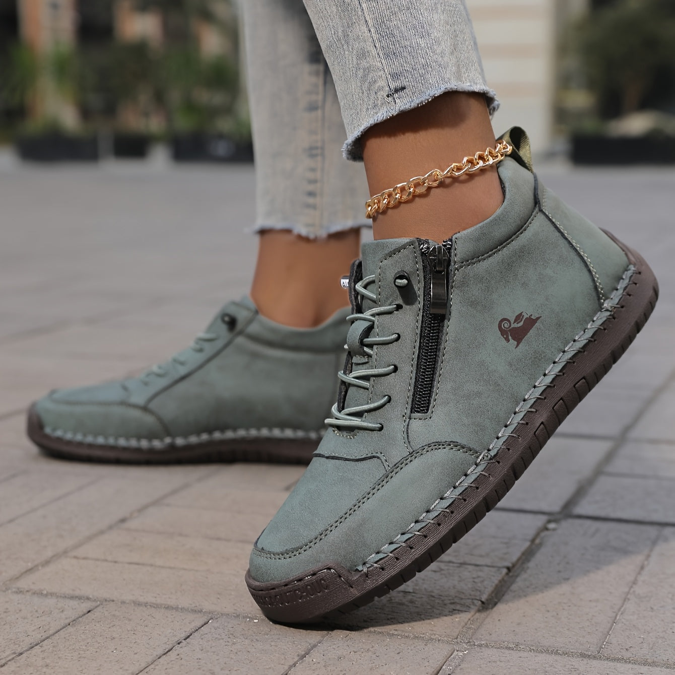 Zapatos casuales de mano para mujer con suela de goma para entrenamiento cruzado