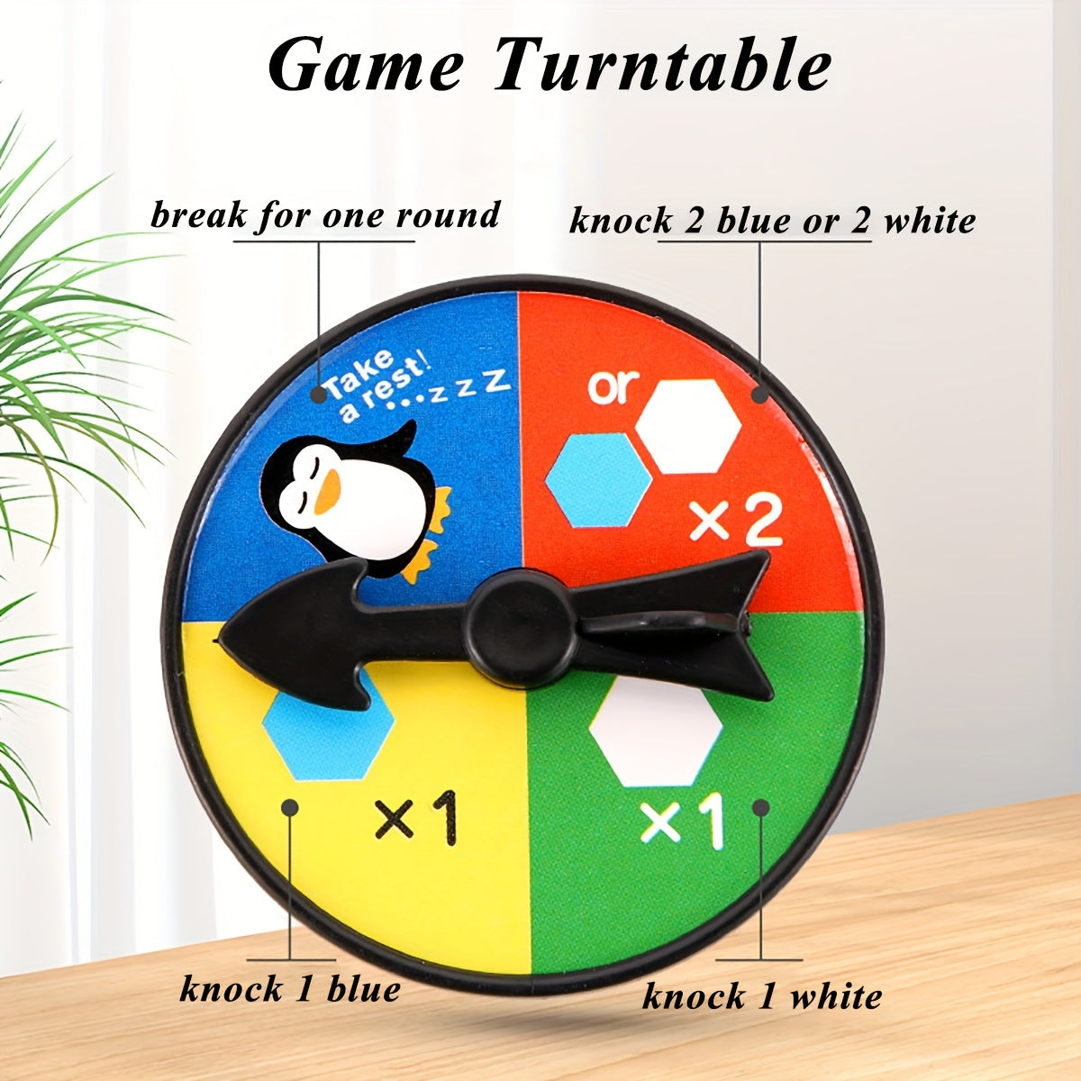 Educational Family Board Game for Kids Ages 3 Plus Penguin Rescue Plastic Durable Non-Toxic