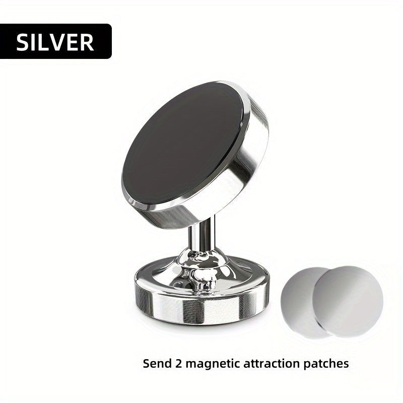 Magnetic Phone Holder for Gym and Vehicle Aluminum Alloy 360° Rotation