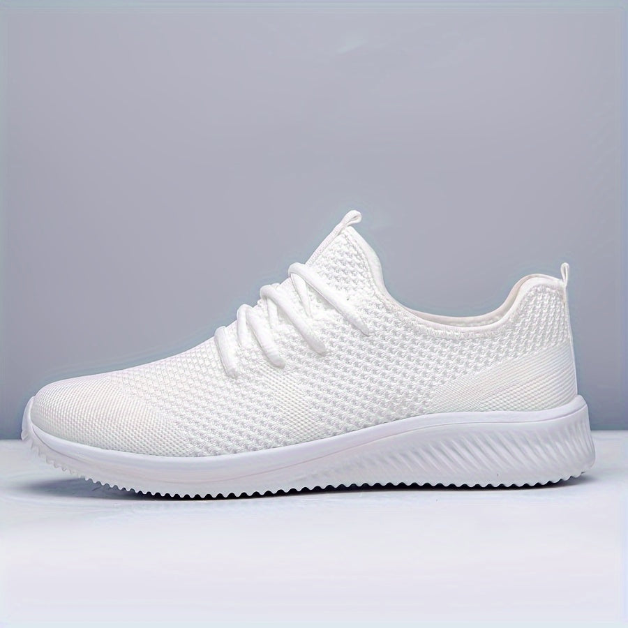 Plus Size Breathable Running Shoes for Men Non-Slip Soft Sole Casual Sneakers