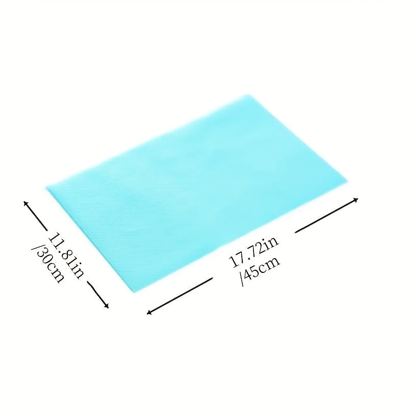 4-Pack Non-Slip Refrigerator Drawer Mats Washable Plastic Anti-Slip Shelves