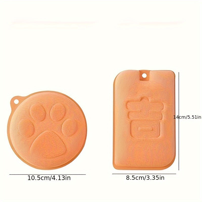 Set of 2 Thick Double-Sided Dishwashing Sponges with Rich Foam and Absorbency