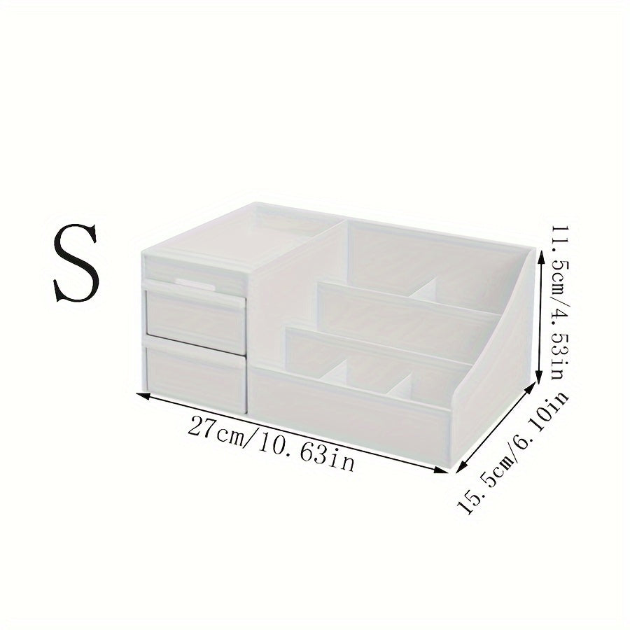 Большой органайзер для хранения косметики и кистей для ухода за кожей