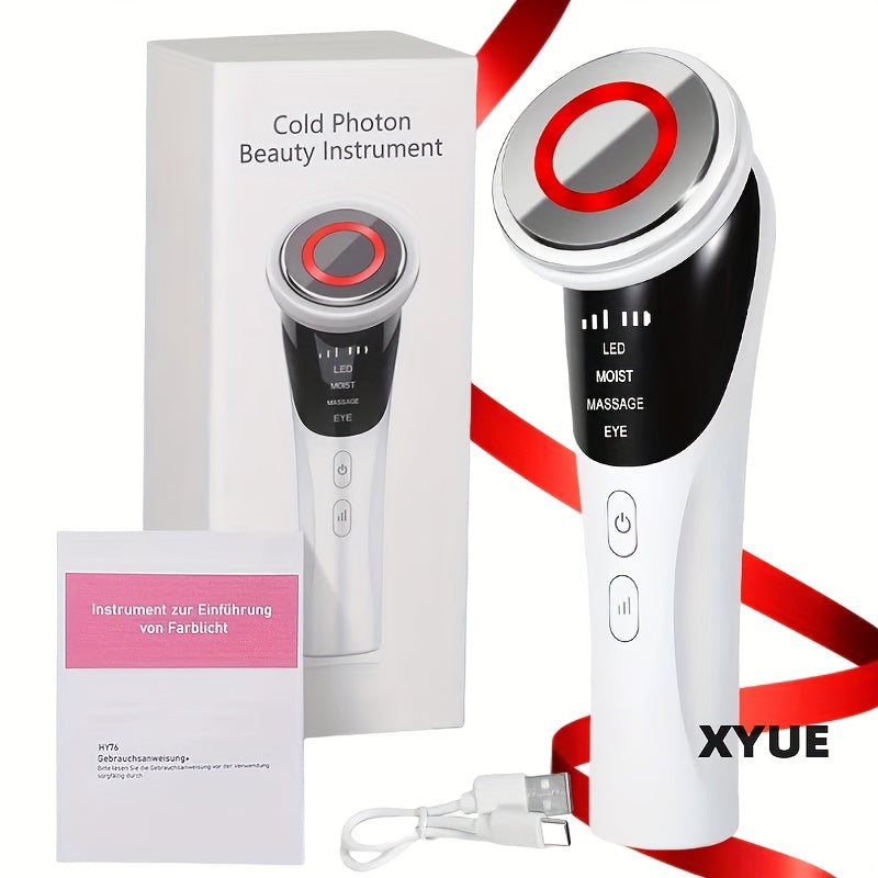 USB orqali zaryadlanadigan 4-in-1 yuz massajeri, ayollar uchun mukammal sovg'a.